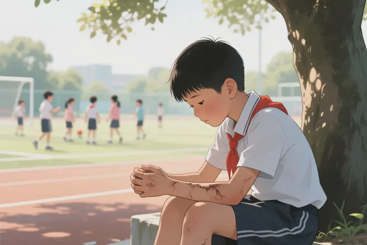 小学生手臂上有湿疹能靠自己自愈吗(图3)