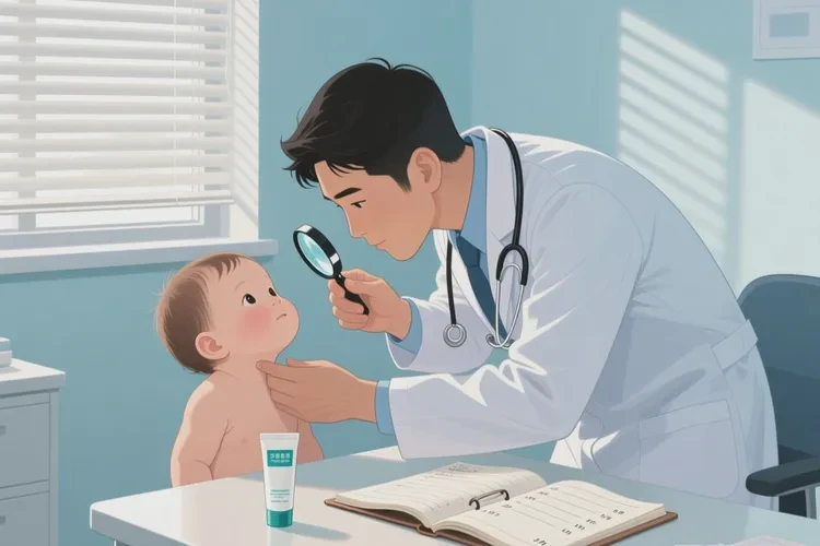 儿童脖子上出湿疹能不能治愈(图2)