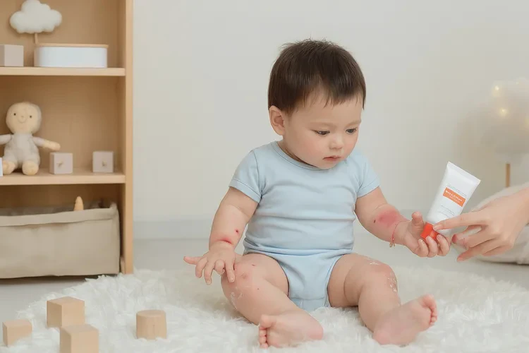 婴幼儿全身偶尔起湿疹能够根治吗(图1)