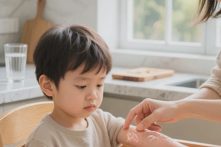 孩子手臂起湿疹能够根治吗(图3)