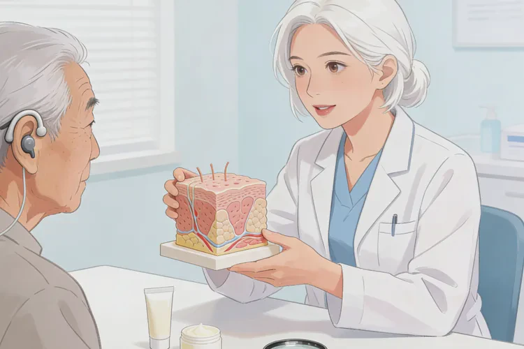 老年人面部起湿疹可不可以治愈(图4)