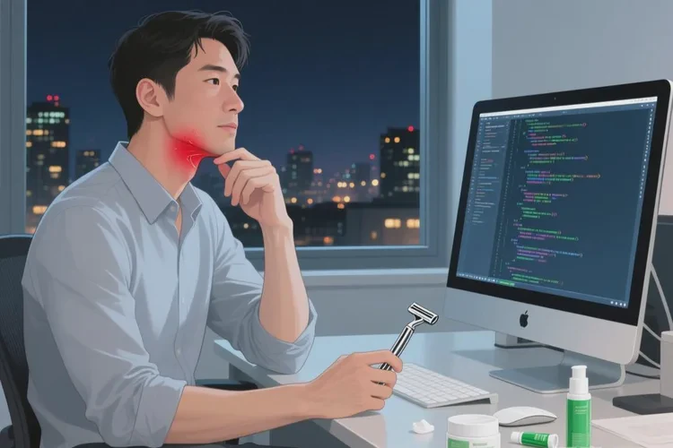 男人脸上起湿疹可不可以治愈(图1)