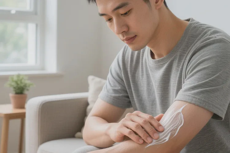 男性手臂偶尔起湿疹可以根治吗(图2)