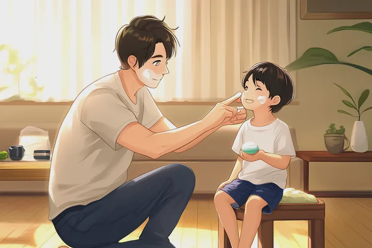 少儿大腿上偶尔长湿疹可以根治吗(图1)