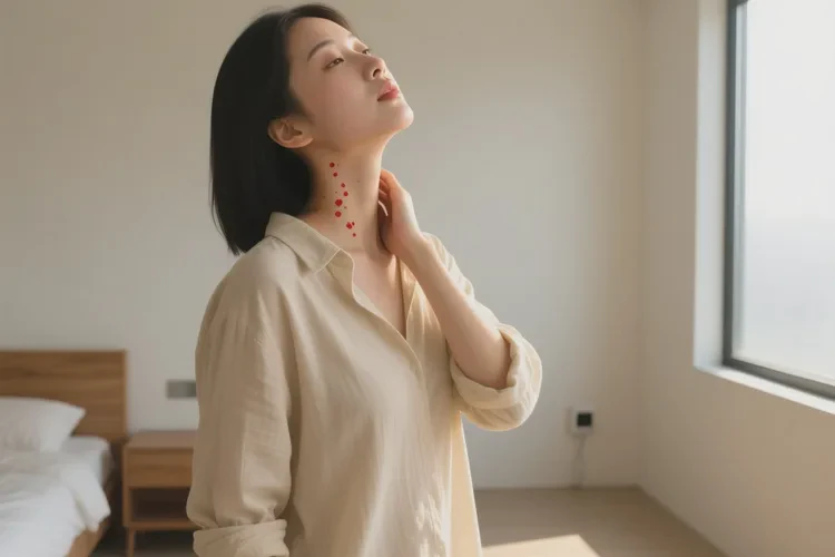 女人脖子上出现湿疹可不可以治愈(图1)