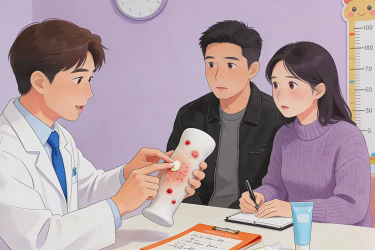 宝宝手臂上出湿疹可以根治吗(图2)