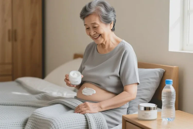 高龄老人肚子上容易起湿疹能治愈吗(图1)