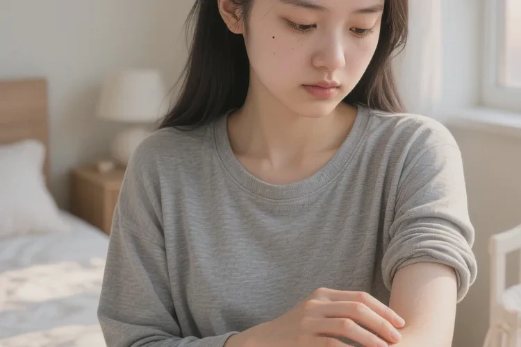 产妇手臂有湿疹可以根治吗(图1)