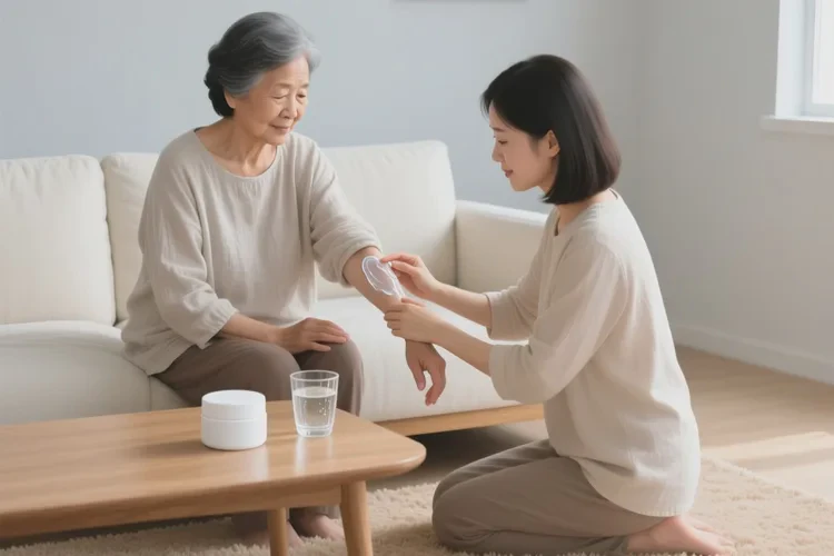 高龄老人手臂容易长湿疹可不可以治愈(图1)