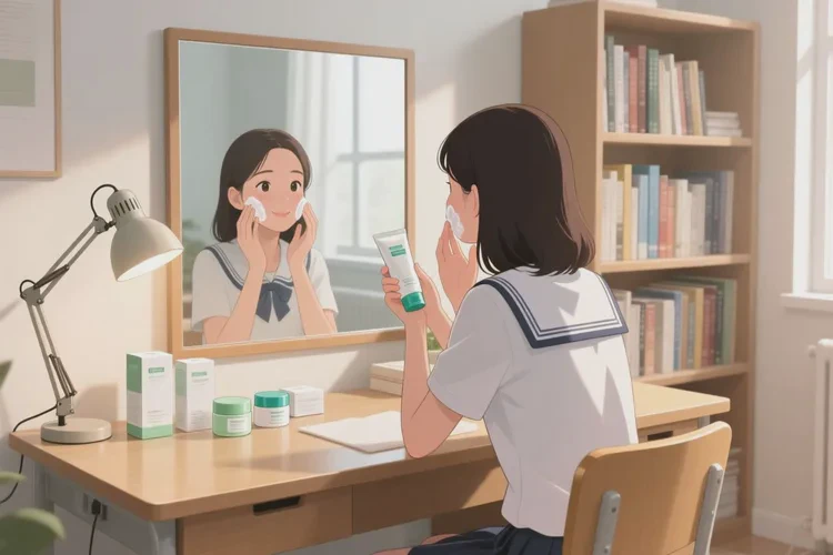 大学生脸上容易起湿疹能靠自己自愈吗(图1)