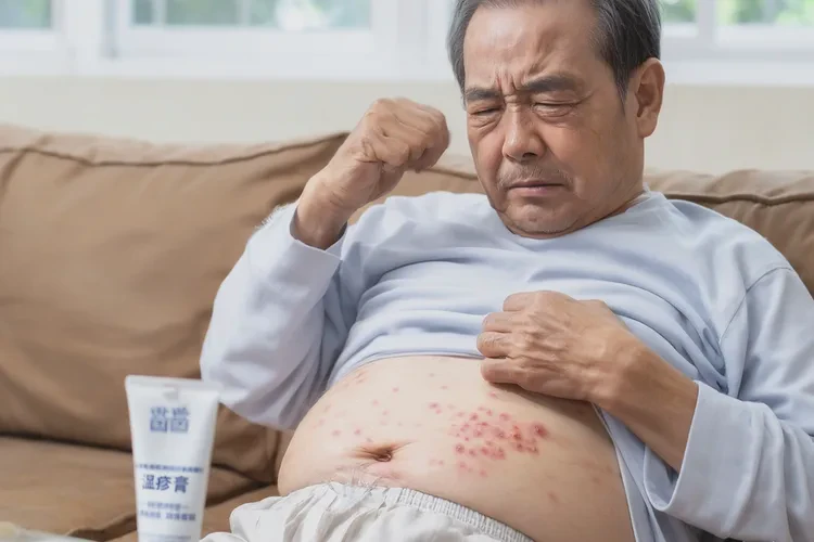 老年人肚子容易起湿疹可不可以治愈(图1)