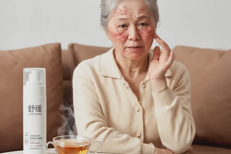 老人面部有湿疹可以根治吗(图1)