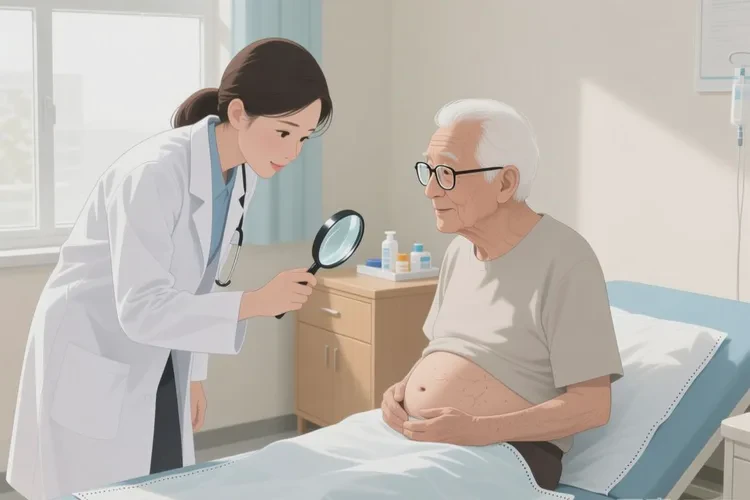 老年人肚子上偶尔起湿疹可不可以治愈(图4)