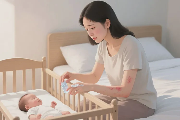 哺乳期妈妈身上出湿疹可不可以治愈(图1)