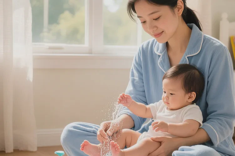 婴幼儿脚上偶尔长湿疹能够根治吗(图1)