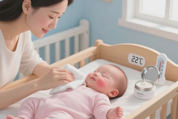 宝宝脖子上出现湿疹可以根治吗(图1)