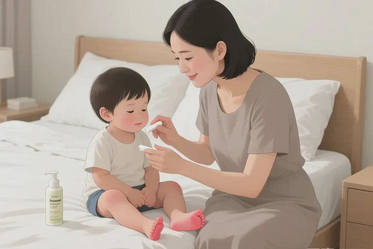 孩子脚上经常起湿疹能不能治愈(图1)