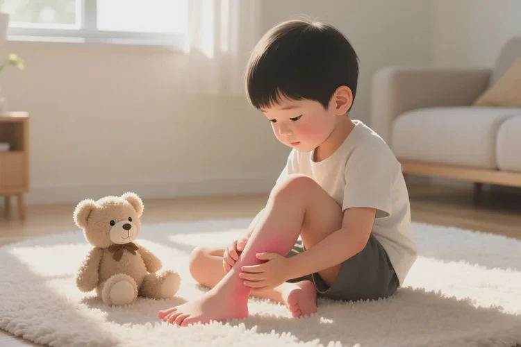 孩子小腿上起湿疹能不能治愈(图1)