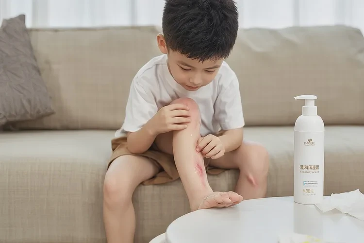 孩子小腿出湿疹可以根治吗(图1)