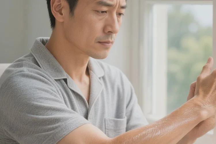 男生手臂上偶尔起湿疹能根治吗(图3)