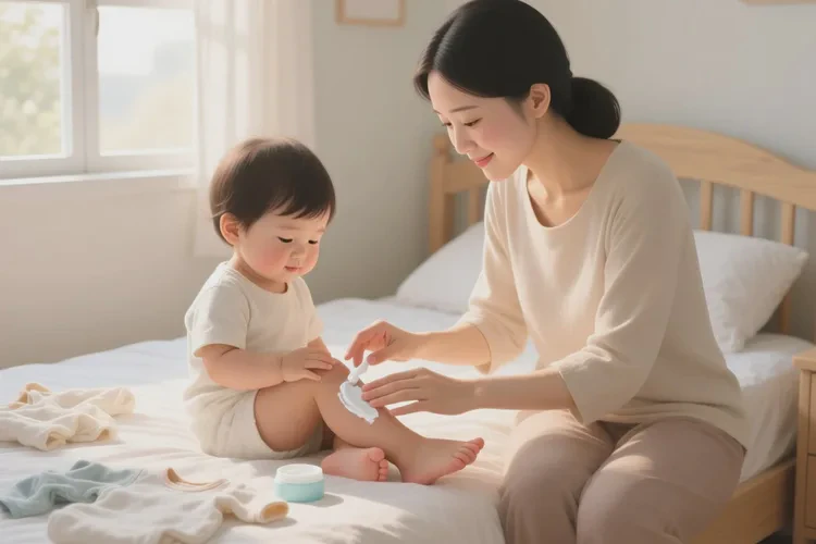 孩子小腿出湿疹能不能治愈(图1)