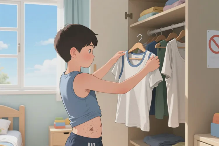 小学生肚子上偶尔长湿疹能靠自己自愈吗(图3)