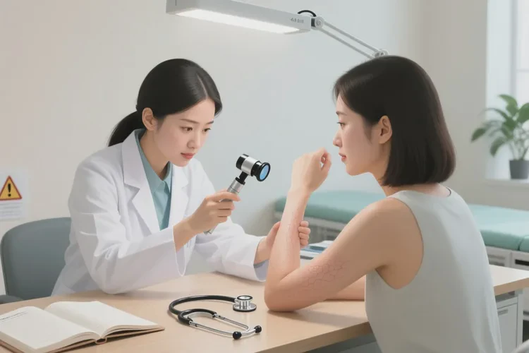 女人四肢偶尔起湿疹可不可以治愈(图3)