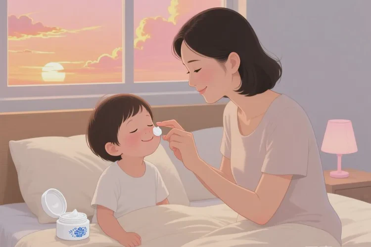 儿童脸上容易长湿疹能不能治愈(图1)