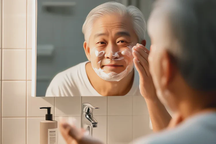 高龄老人脸上经常起湿疹可不可以治愈(图1)