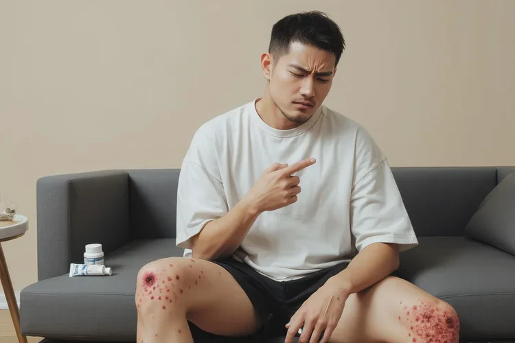 青年人小腿起湿疹能根治吗(图1)