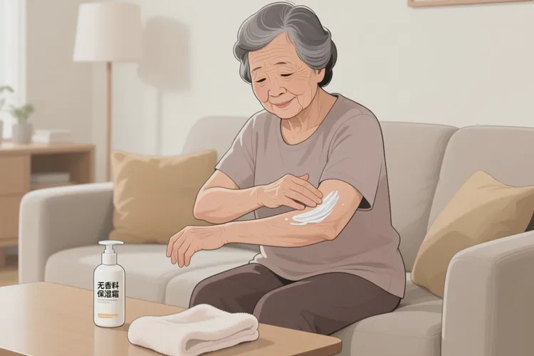 老年人手臂上偶尔起湿疹可不可以治愈(图1)