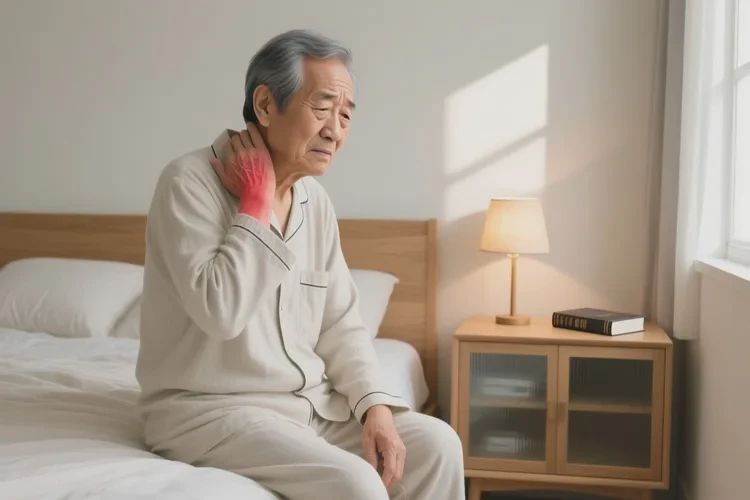 高龄老人脖子容易长湿疹可不可以治愈(图1)