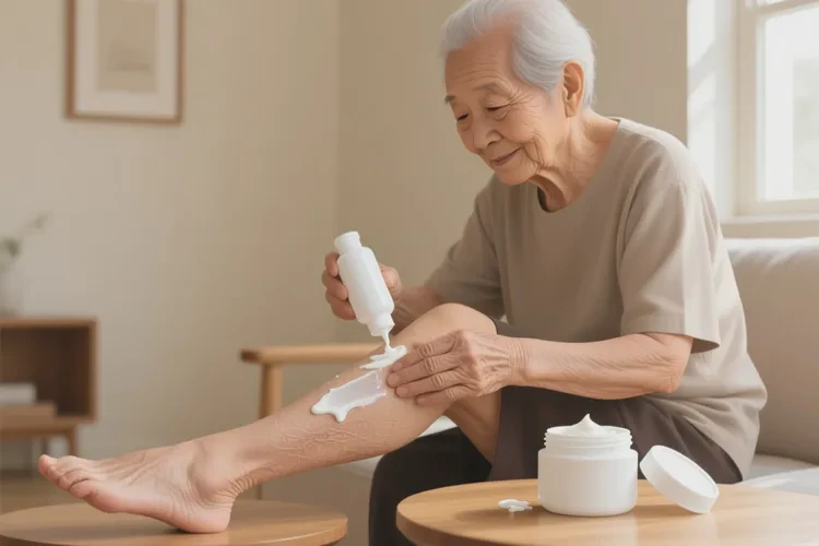 高龄老人小腿上偶尔长湿疹可不可以治愈(图1)