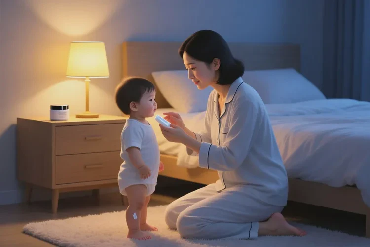 孩子脚上容易长湿疹能不能治愈(图1)