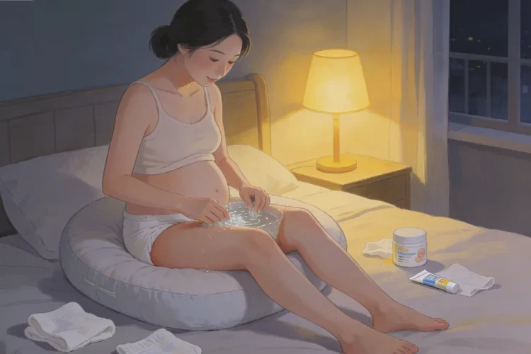 哺乳期妈妈屁股偶尔起湿疹可不可以治愈(图1)