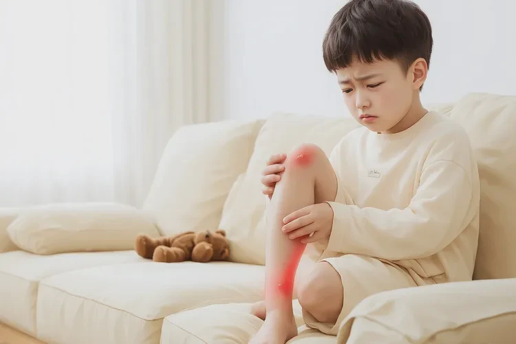 孩子小腿出现湿疹能不能治愈(图1)