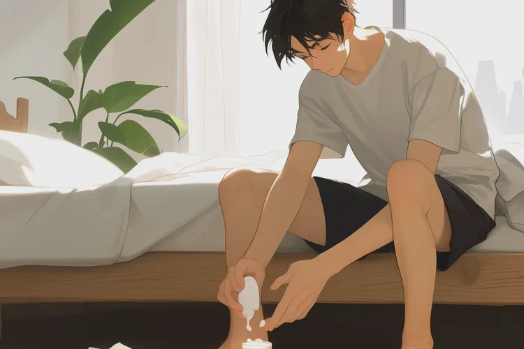 男人脚上偶尔长湿疹可不可以治愈(图1)