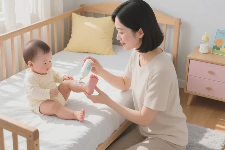 宝宝脚上起湿疹可以根治吗(图1)