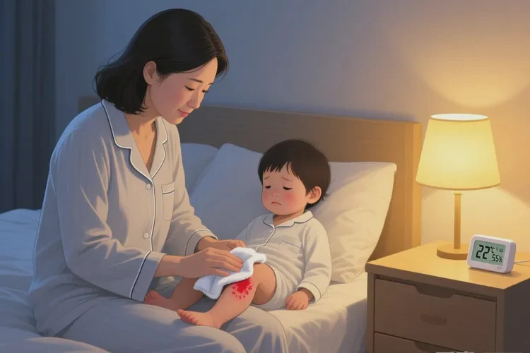 儿童大腿上偶尔长湿疹能不能治愈(图1)