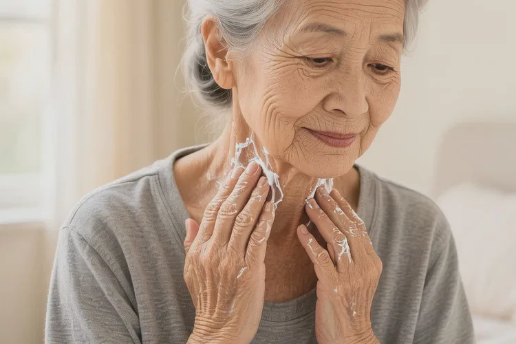 高龄老人脖子偶尔长湿疹可不可以治愈(图1)