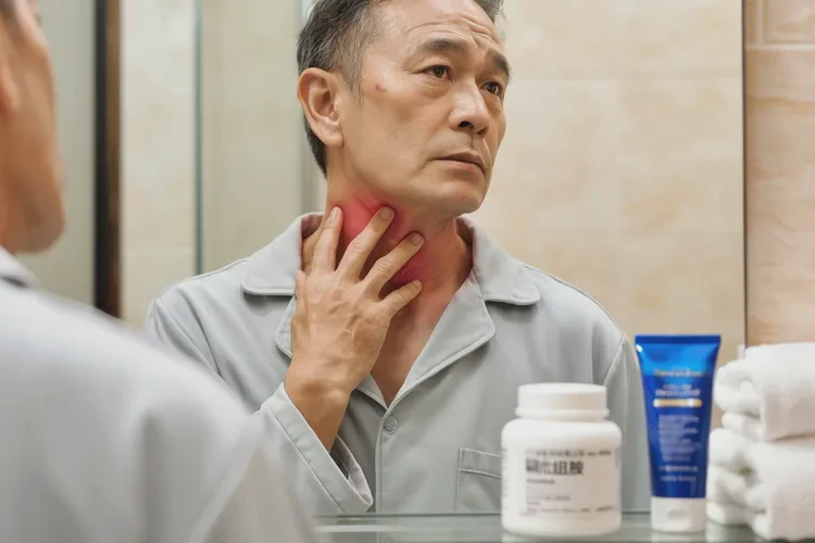 男生脖子上有湿疹可以根治吗(图2)