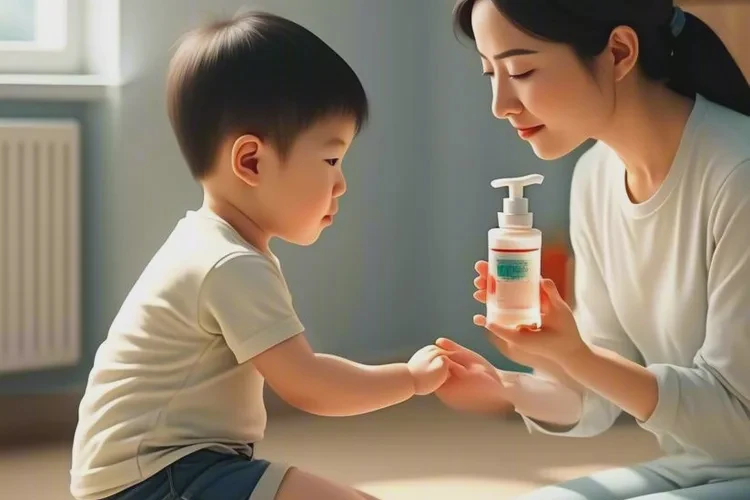 幼儿手臂长湿疹可以根治吗(图1)