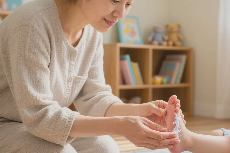 小儿脚上起湿疹能根治吗(图1)