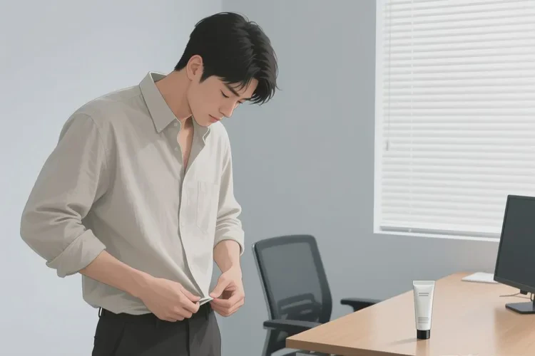 男人肚子上出湿疹可不可以治愈(图2)