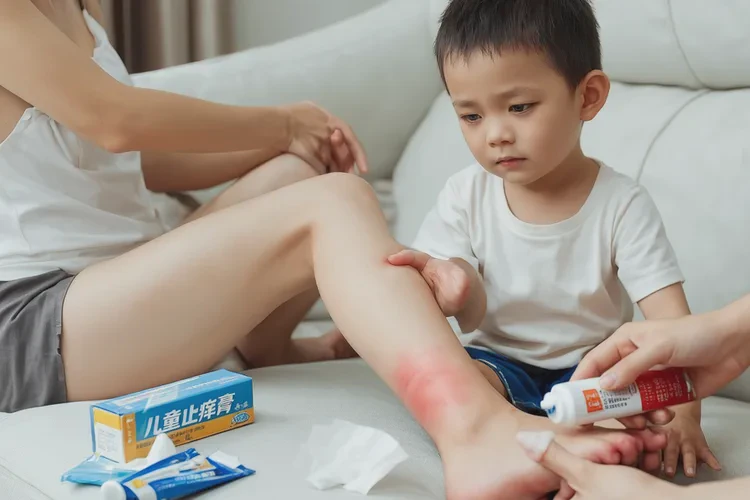 儿童脚上起湿疹能不能治愈(图1)