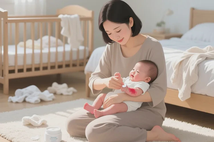 婴儿全身偶尔起湿疹可以根治吗(图1)