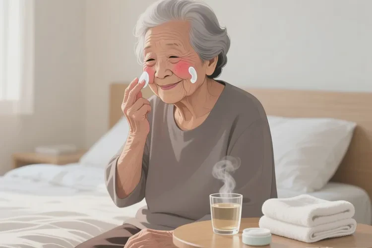 高龄老人脸上经常长湿疹可不可以治愈(图1)