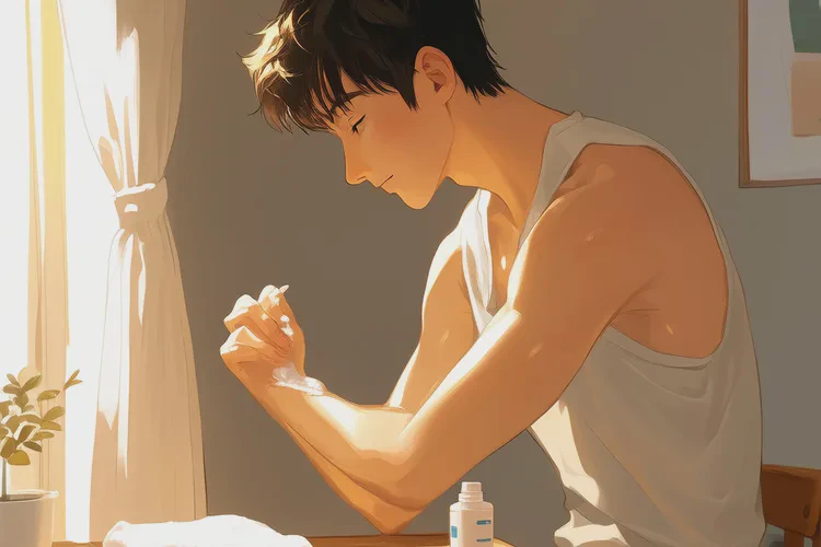 青年人手臂上经常长湿疹能根治吗(图1)