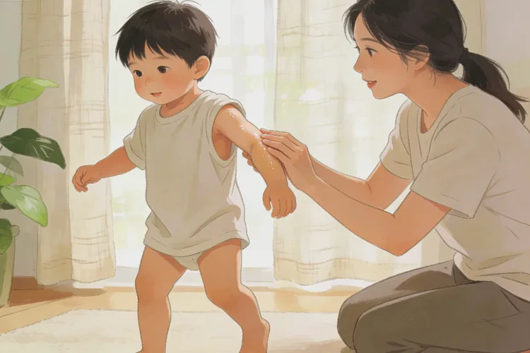 宝宝手臂上容易起湿疹可以根治吗(图2)