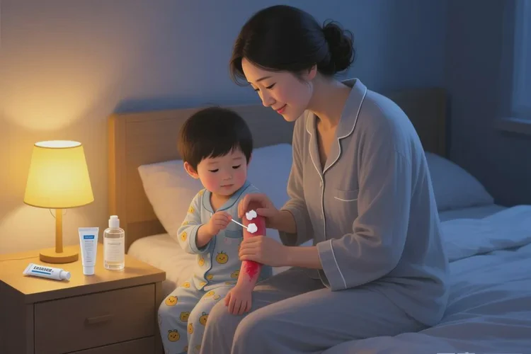 孩子手臂上出湿疹能不能治愈(图1)